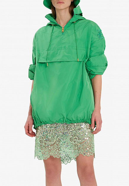 Куртка ERMANNO SCERVINO  - Полиэстер - цвет зеленый