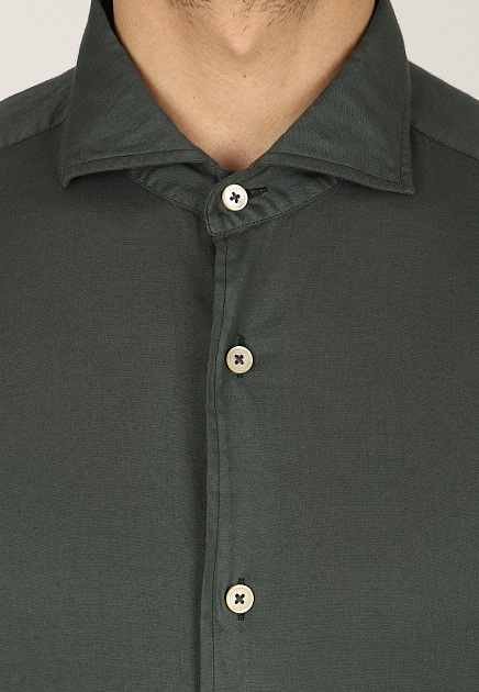 Рубашка FEDELI  - Хлопок - цвет зеленый