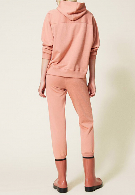 Спортивные брюки TWINSET Milano  - Хлопок - цвет розовый