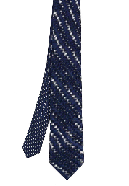 Темно-синий галстук из шелка CORNELIANI