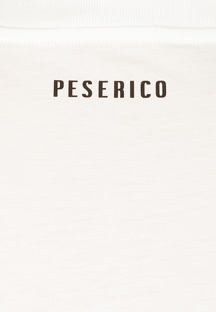 Лонгслив PESERICO  - Хлопок - цвет белый