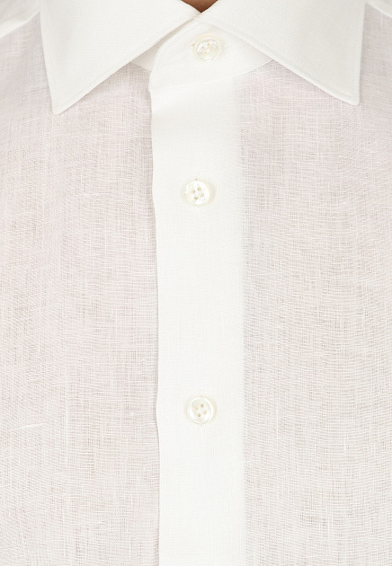 Рубашка BRIONI  - Лён - цвет белый
