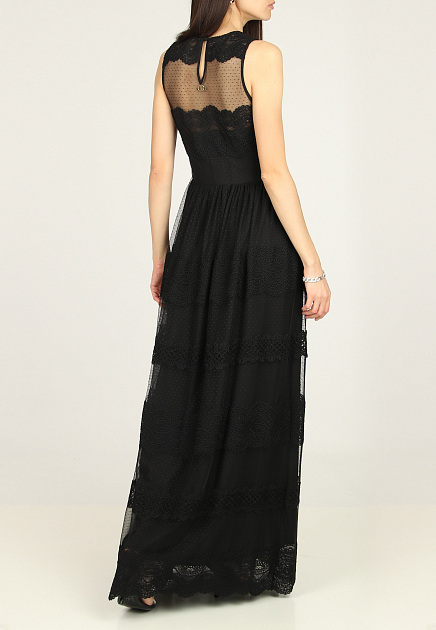 Платье TWINSET Milano  - Полиэстер - цвет черный