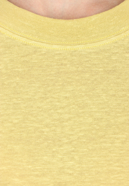 Футболка FEDELI  - Лён - цвет желтый
