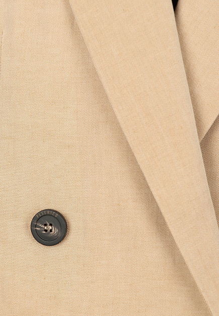 Пиджак PESERICO  - Лён, Тенсел - цвет коричневый