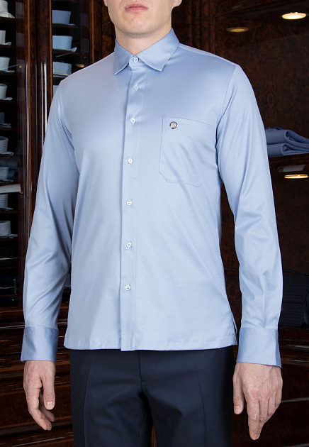 Синяя Рубашка STEFANO RICCI по цене 60 900 руб
