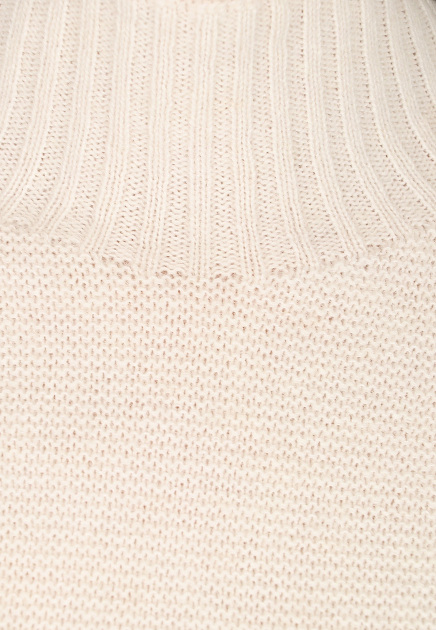 Кремово-белый свитер из натуральной шерсти PESERICO