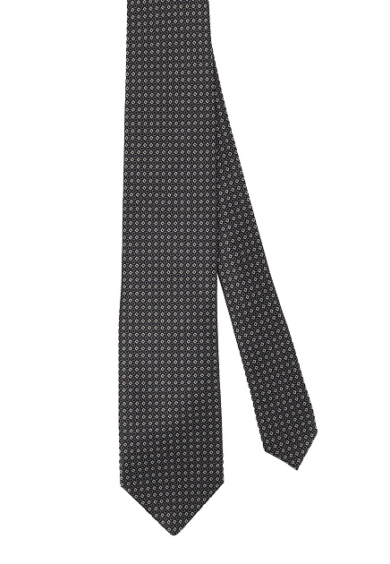 Шелковый галстук с узором BRIONI - ИТАЛИЯ