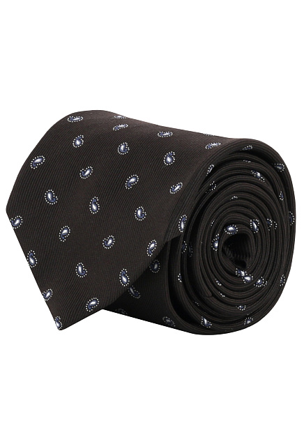 Шелковый галстук с узором BRIONI