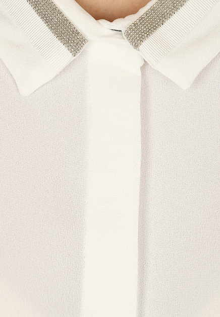 Белая блуза с нитью манили FABIANA FILIPPI