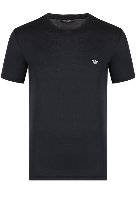 Темно-зеленая футболка EMPORIO ARMANI