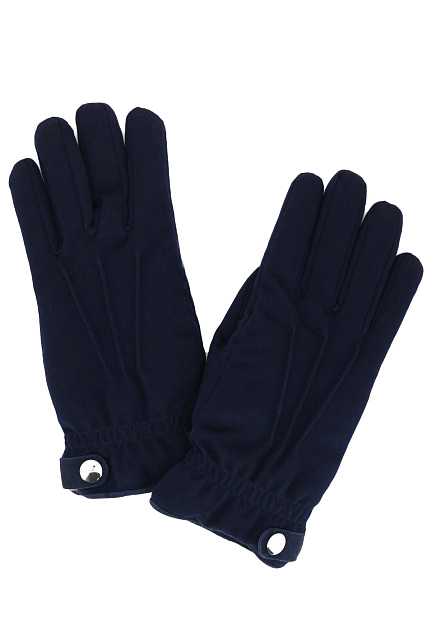 Синие кашемировые перчатки  MANDELLI