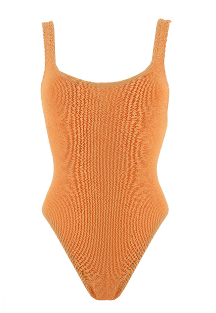 Оранжевый слитный купальник BOND-EYE