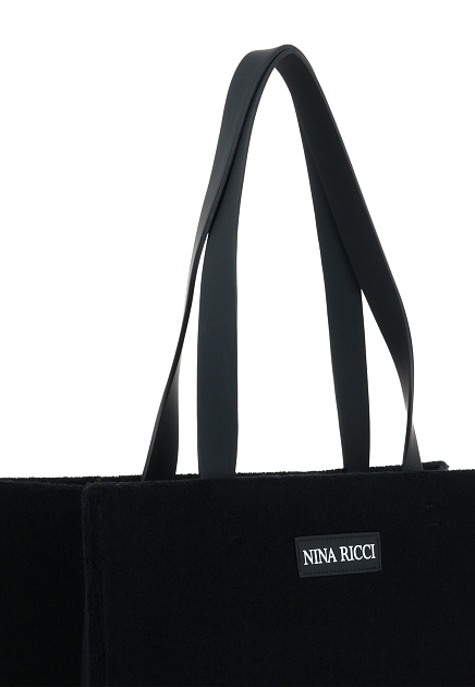 Сумка NINA RICCI  - Хлопок - цвет черный