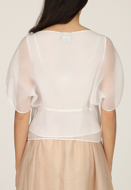Блуза EMPORIO ARMANI  - Шелк - цвет белый