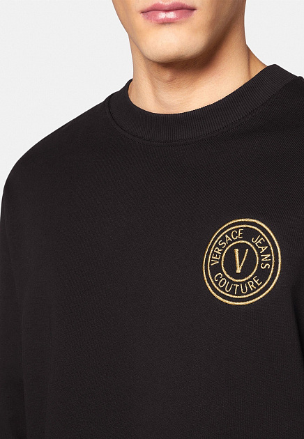 Толстовка VERSACE JEANS COUTURE  - Хлопок - цвет черный