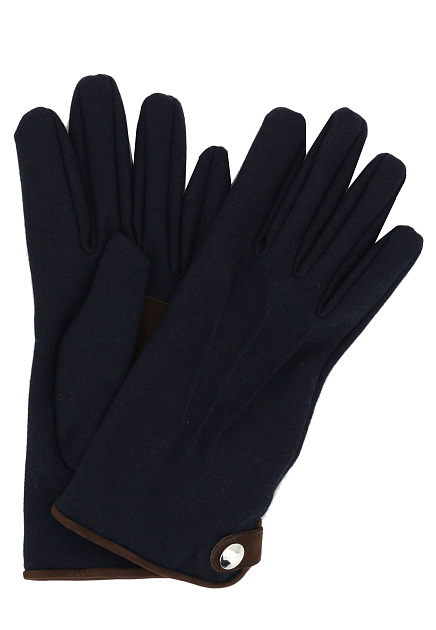 Синие кашемировые перчатки MANDELLI
