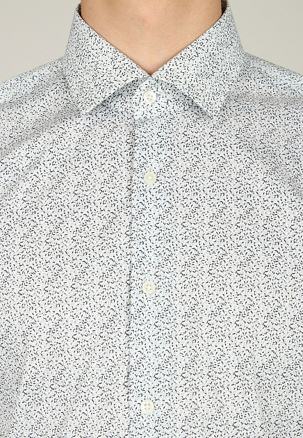 Принтованная рубашка из смесового хлопка STRELLSON - ШВЕЙЦАРИЯ
