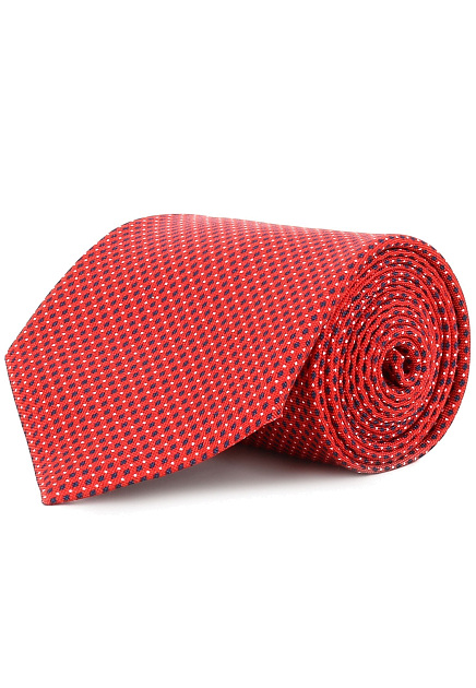 Красный галстук с принтом BRIONI