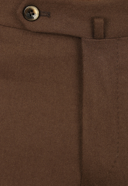 Брюки PANTALONI TORINO  - Шерсть - цвет коричневый