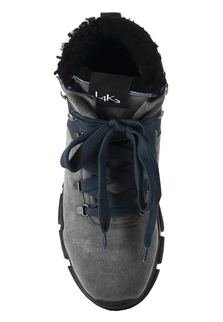 Ботинки L4K3  - Кожа - цвет серый