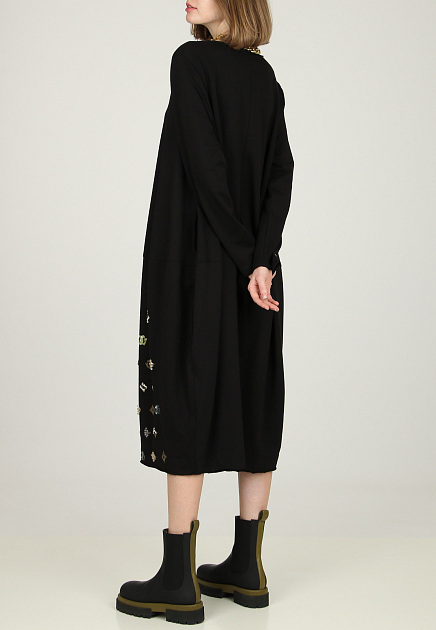Платье TADASHI  - Хлопок - цвет черный