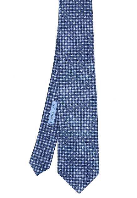 Синий галстук из шелка CORNELIANI