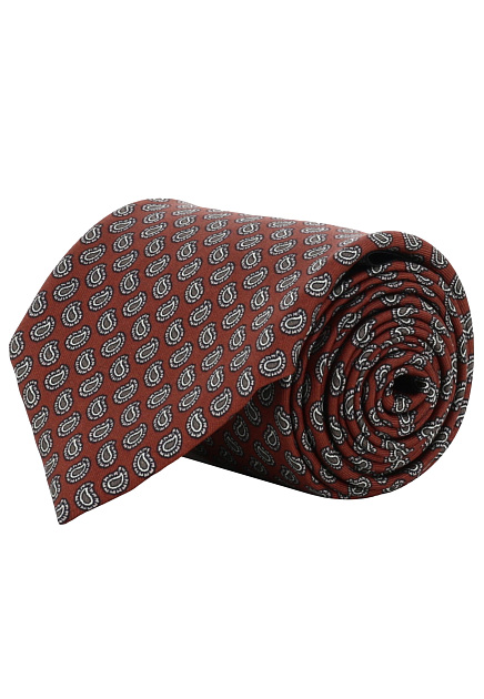 Шелковый галстук с узором BRIONI