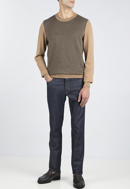 Пуловер BRIONI  - Шерсть - цвет коричневый
