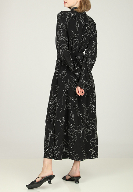 Платье POUSTOVIT  - Вискоза, Полиэстер - цвет черный