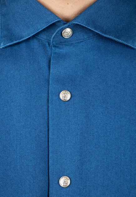 Рубашка STEFANO RICCI  - Хлопок - цвет голубой