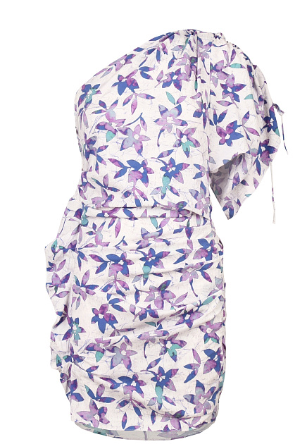 Мини-платье с цветочным принтом ISABEL MARANT