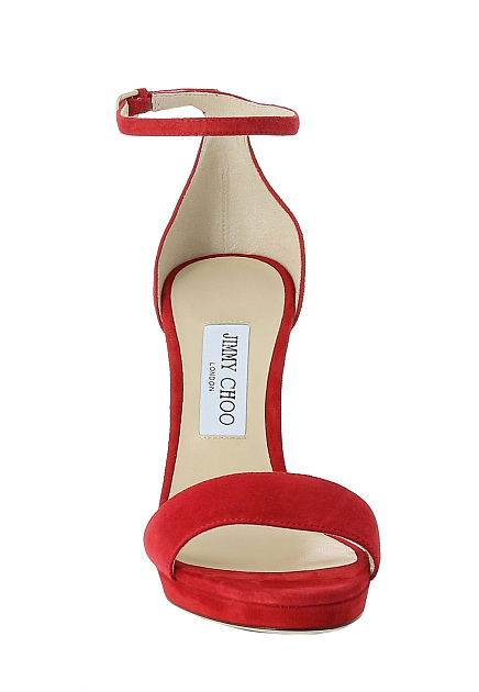 Босоножки JIMMY CHOO  - Замша - цвет красный