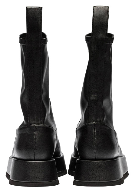 Ботинки GIA COUTURE  - Кожа - цвет черный