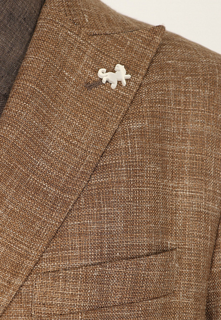 Пиджак TOMBOLINI  - Шерсть - цвет коричневый
