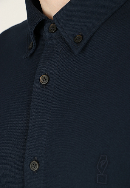 Рубашка CAPPELLINI BY PESERICO  - Хлопок - цвет синий