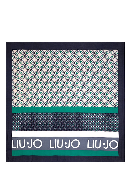 Платок с принтом и логотипом LIU JO - ИТАЛИЯ