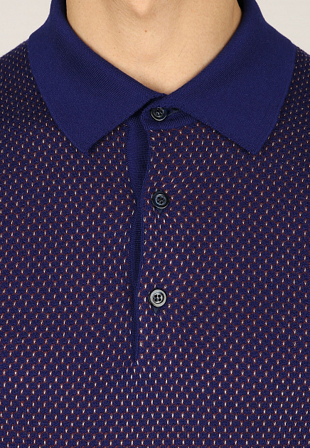 Рубашка-поло из смеси шерсти и шелка FILIPPUCCI