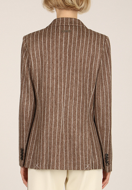 Пиджак PESERICO  - Ацетат - цвет коричневый
