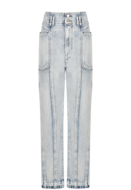 Голубые джинсы из плотного денима ISABEL MARANT ÉTOILE