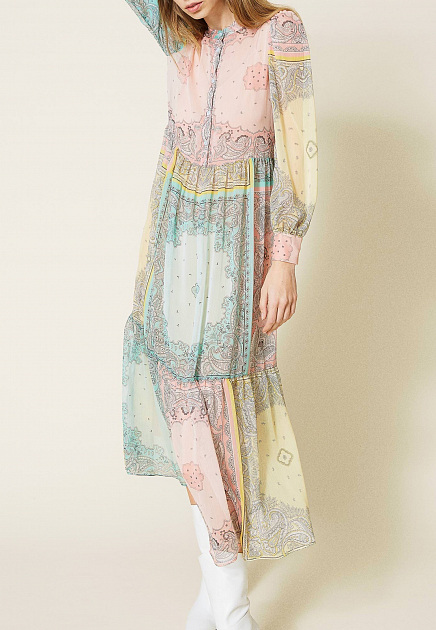 Платье TWINSET Milano  - Полиэстер - цвет разноцветный