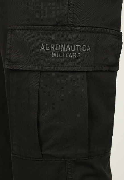 Хлопковые брюки с накладными карманами AERONAUTICA MILITARE