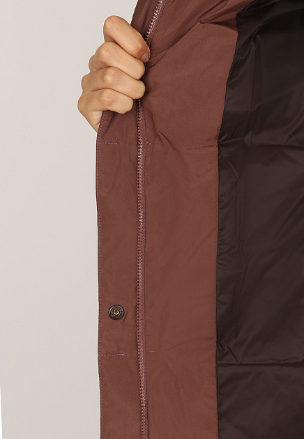 Утепленная коричневая куртка FABIANA FILIPPI