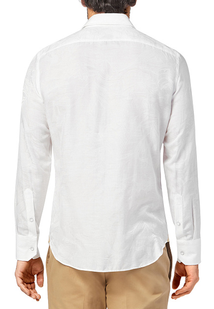 Рубашка BILLIONAIRE  - Хлопок, Шелк - цвет белый