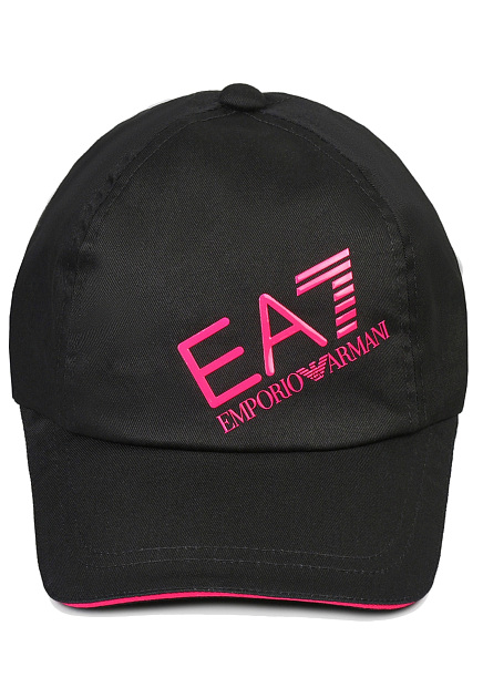 Черная бейсболка с логотипом EA7 - ИТАЛИЯ