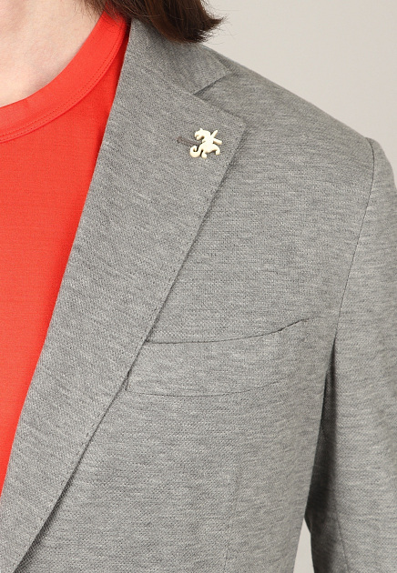 Пиджак TOMBOLINI  - Хлопок - цвет серый