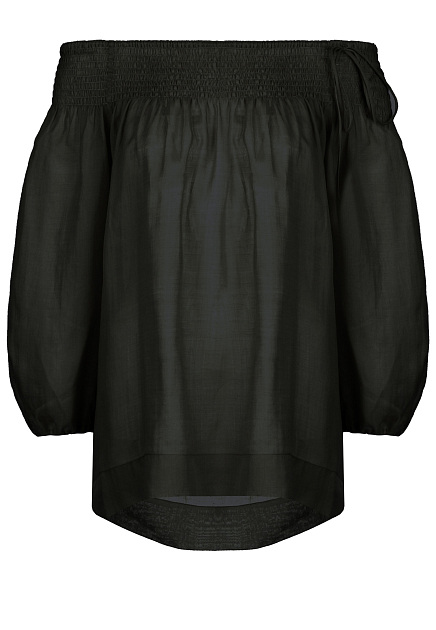 Блуза с открытыми плечами из эко ткани ANTONELLI FIRENZE