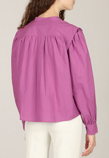 Рубашка ISABEL MARANT ÉTOILE  - Хлопок - цвет розовый