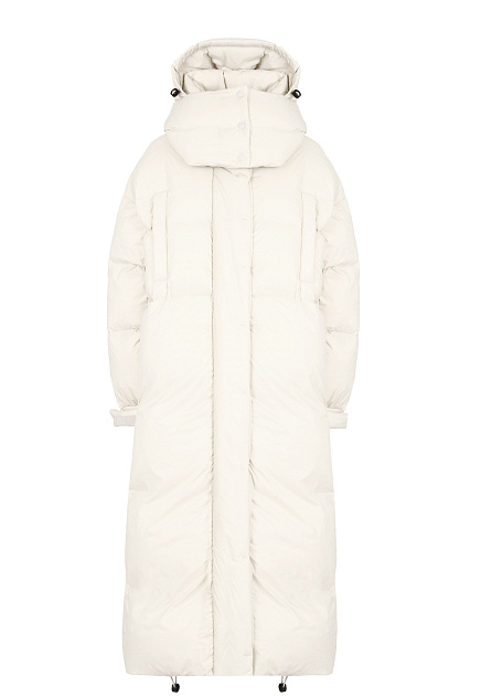 Длинный пуховик с нагрудными карманами Puffa Ring 120 BACON