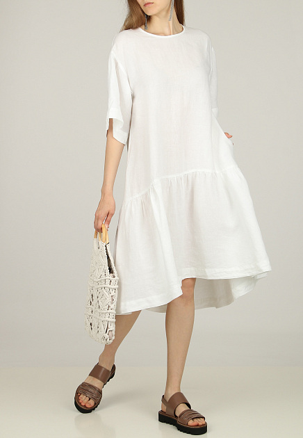 Белое платье CAPPELLINI BY PESERICO - ИТАЛИЯ